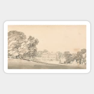 A Three Storied Georgian House in a Park by J.M.W. Turner Sticker